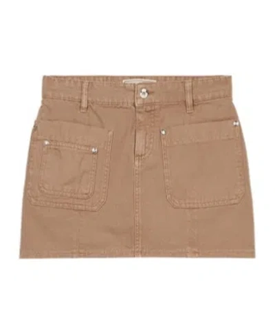 Blumarine Waist Loop Skirt In Nude