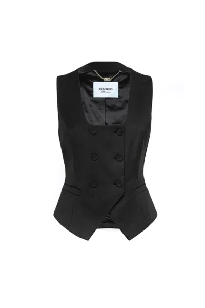 Blumarine Waistcoats In Black