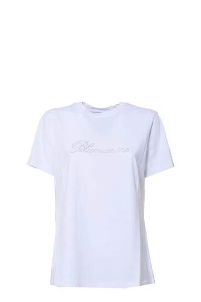 Blumarine White Basic T-shirt