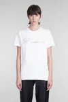 Blumarine Rhinestone-embellished Butterfly-motif T-shirt In White