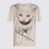Blumarine White Cotton T-shirt In Multi