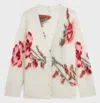 Blumarine Maxi Knit Cardigan In White