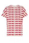 Blumarine Crew Neck Graphic Print Short Sleeves T-shirt In White