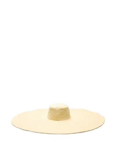 Blumarine Wide-brim Sun Hat In Gold