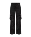 Blumarine Pocket Detailed Cargo Pants In Black