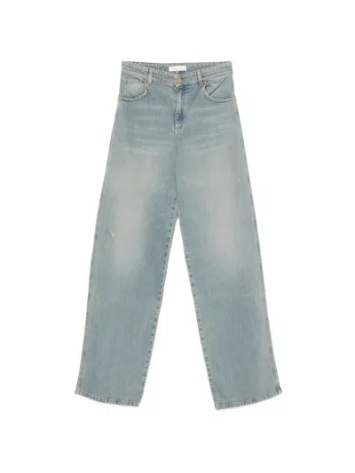 Blumarine Wide-leg Jeans In Blue