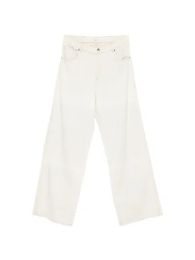 Blumarine Wide-leg Jeans In White