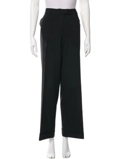 Pre-owned Blumarine Wide Leg Pants In Black