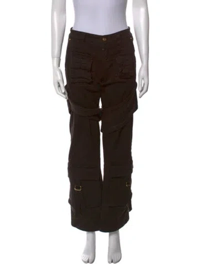 Pre-owned Blumarine Wide Leg Pants In Brown