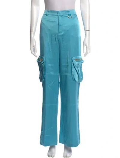 Pre-owned Blumarine Wide Leg Pants W/ Tags In Blue
