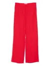 Blumarine Wide-leg Trousers In Red