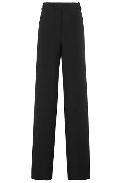 Blumarine Wide Pants In Black