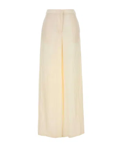 Blumarine Wide-leg Casual Pants In Neutral