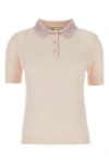 Blumarine Rhinestone-embelished Polo Shirt In Multicolor