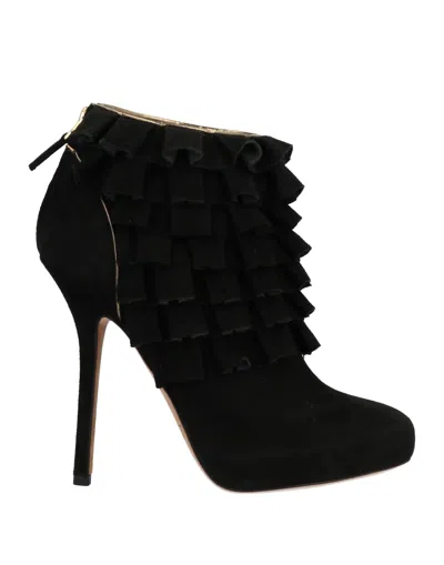Blumarine Ankle Boots In Black