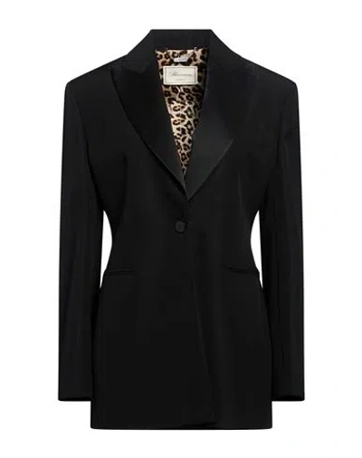 Blumarine Woman Blazer Black Size 10 Virgin Wool