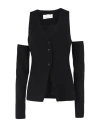 Blumarine Woman Blazer Black Size 4 Virgin Wool, Elastane In Black