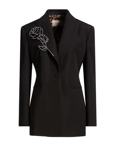 Blumarine Woman Blazer Black Size 8 Virgin Wool