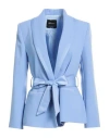 Blumarine Woman Blazer Light Blue Size 12 Polyester