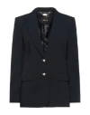 Blumarine Woman Blazer Midnight Blue Size 4 Acetate, Viscose In Blue