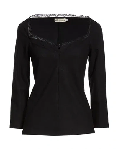 Blumarine Woman Cardigan Black Size 10 Wool