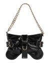 Blumarine Woman Handbag Black Size - Cow Leather, Aluminum, Zamak