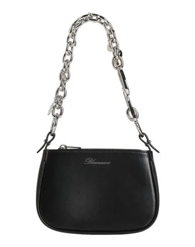 Blumarine Woman Handbag Black Size - Cow Leather