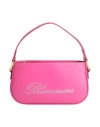 Blumarine Woman Handbag Fuchsia Size - Bovine Leather In Pink