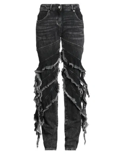 Blumarine Woman Jeans Black Size 6 Cotton