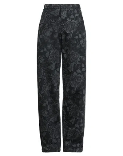 Blumarine Woman Jeans Black Size 6 Cotton, Polyester
