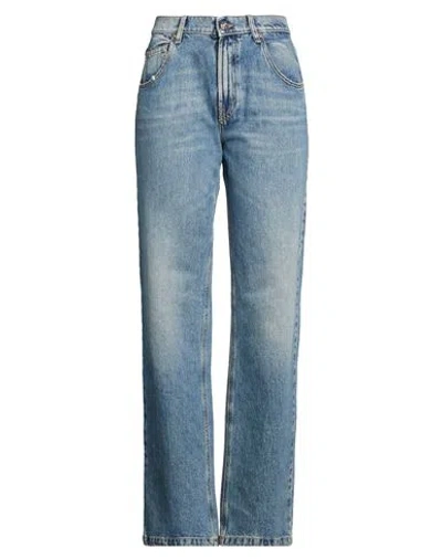 Blumarine Woman Jeans Blue Size 10 Cotton