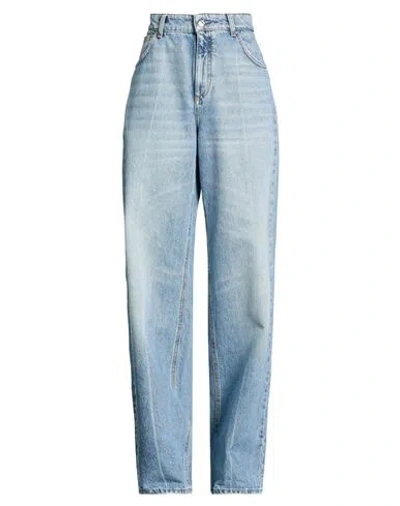 Blumarine Woman Jeans Blue Size 6 Cotton