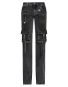 Blumarine Woman Jeans Grey Size 6 Cotton, Elastane, Polyester In Grey