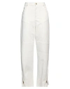 Blumarine Woman Jeans White Size 6 Cotton, Elastane In White