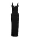 Blumarine Bow-detailed Maxi Dress In Black