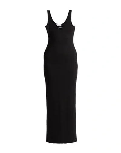 Blumarine Woman Maxi Dress Black Size 10 Cotton, Elastane