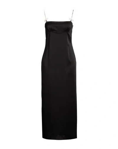 Blumarine Woman Maxi Dress Black Size 6 Acetate, Viscose, Elastane