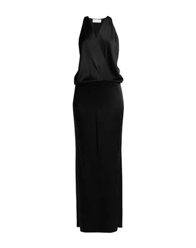 Blumarine Woman Maxi Dress Black Size 6 Acetate, Viscose, Elastane