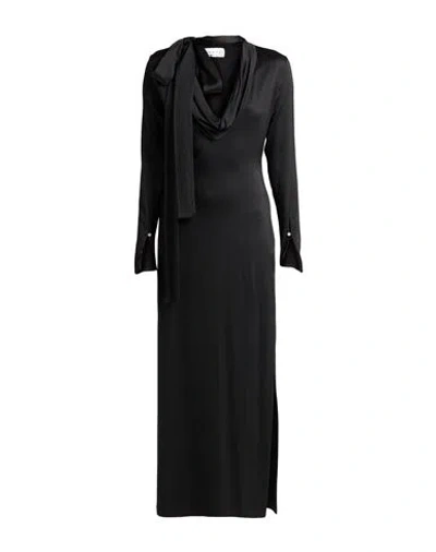 Blumarine Woman Maxi Dress Black Size 6 Viscose, Acetate, Elastane