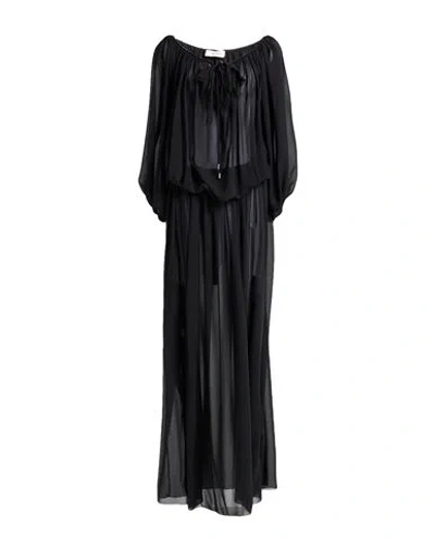 Blumarine Woman Maxi Dress Black Size 8 Polyester