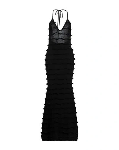 Blumarine Woman Maxi Dress Black Size 8 Viscose, Polyester