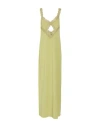 Blumarine Woman Maxi Dress Sage Green Size 8 Acetate, Viscose, Elastane