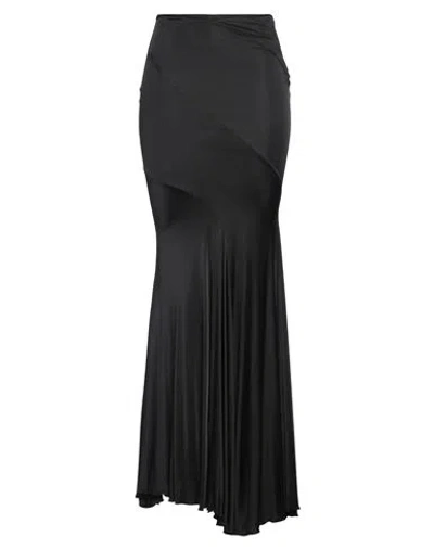 Blumarine Woman Maxi Skirt Black Size 6 Viscose