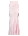 Blumarine Woman Maxi Skirt Light Pink Size 2 Viscose