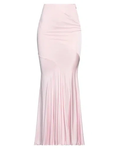 Blumarine Woman Maxi Skirt Light Pink Size 2 Viscose