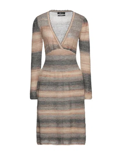 Blumarine Midi Dresses In Beige