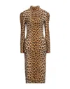 Blumarine Midi Dresses In Beige