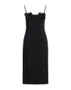 Blumarine Woman Midi Dress Black Size 10 Viscose, Acetate, Elastane