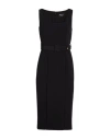 Blumarine Woman Midi Dress Black Size 12 Polyester, Elastane