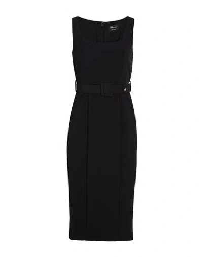 Blumarine Woman Midi Dress Black Size 12 Polyester, Elastane